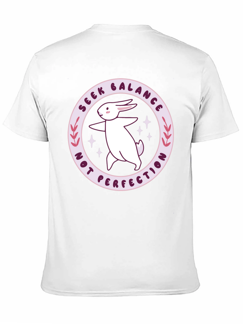 Balance Bunny Graphic Tee - Seek Balance T-Shirt