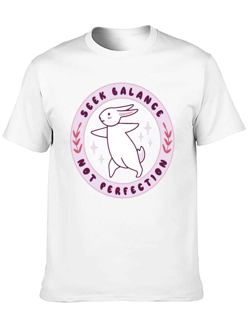 Balance Bunny Graphic Tee - Seek Balance T-Shirt