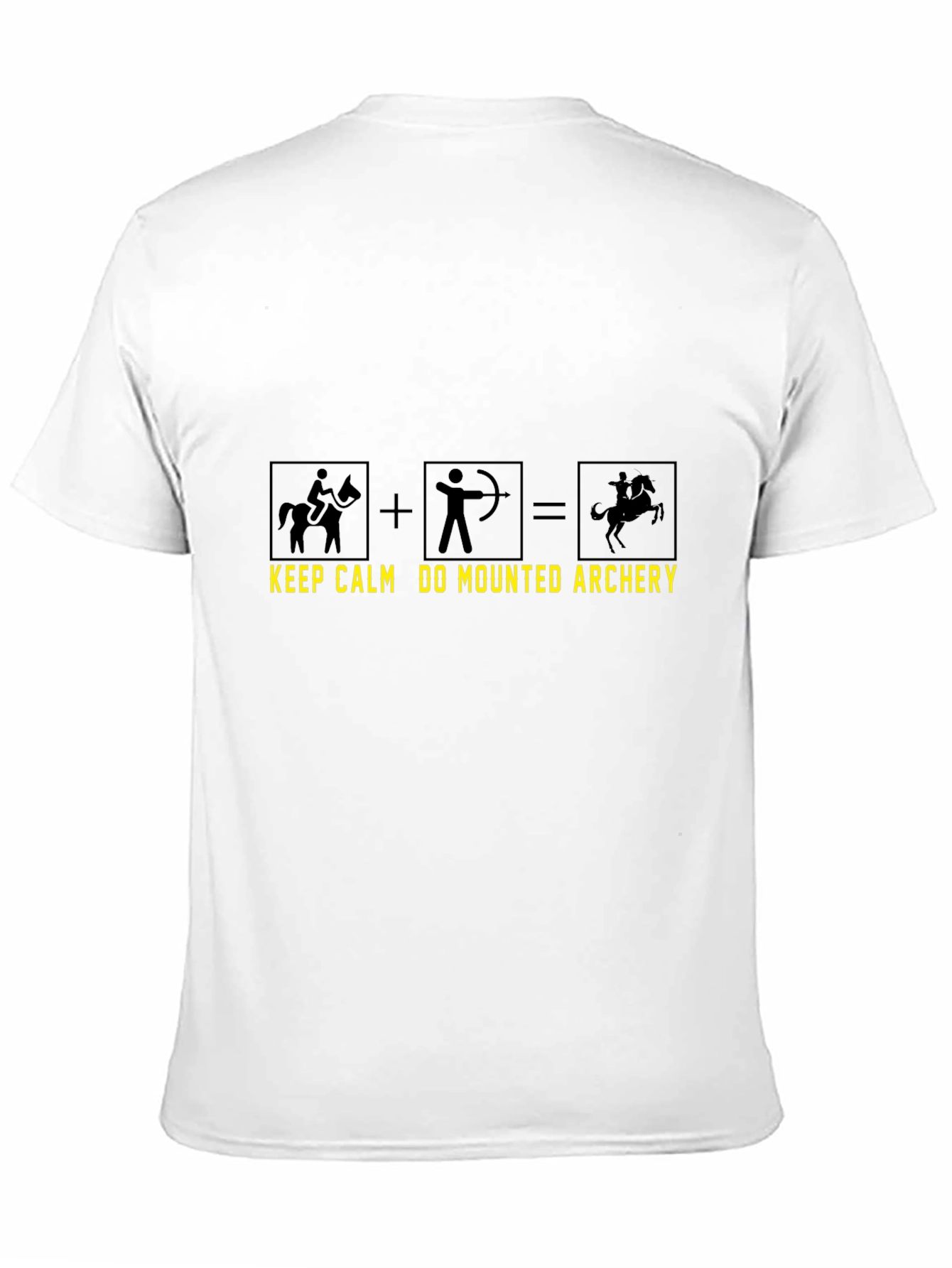 Mounted Archery T-Shirt - Keep Calm Design