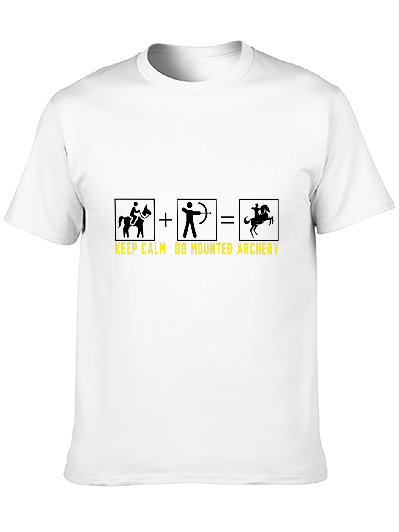 Mounted Archery T-Shirt - Keep Calm Design