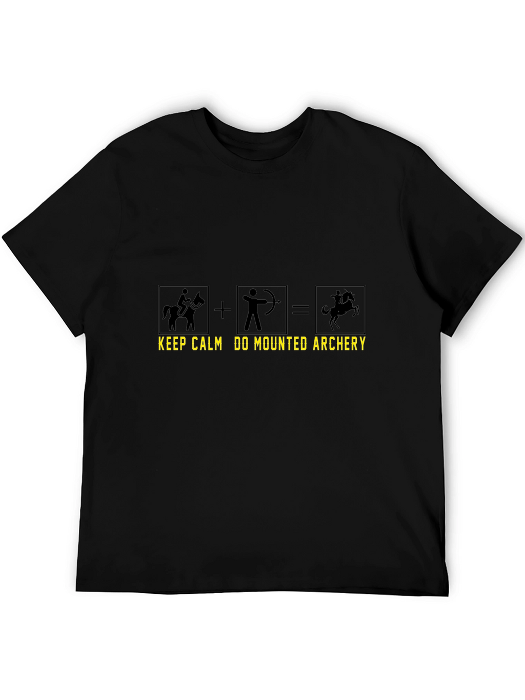 Mounted Archery T-Shirt - Keep Calm Design