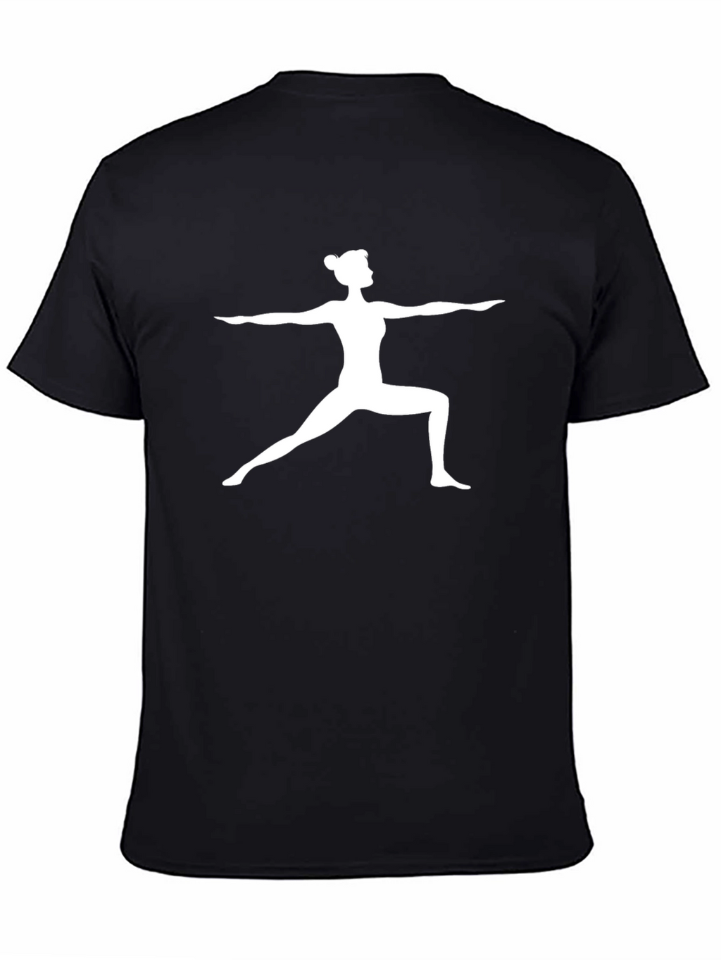 Yoga Pose Graphic Tee - Black