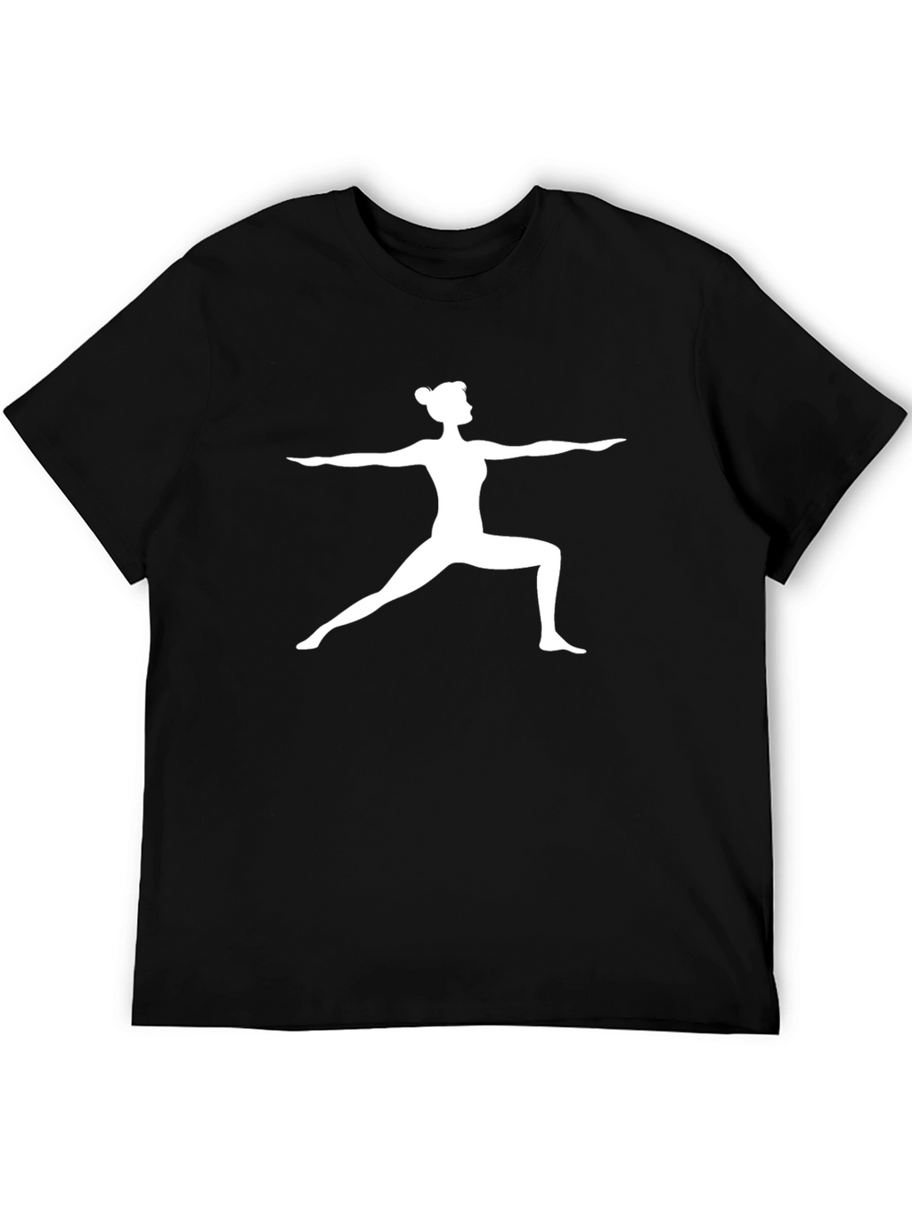 Yoga Pose Graphic Tee - Black