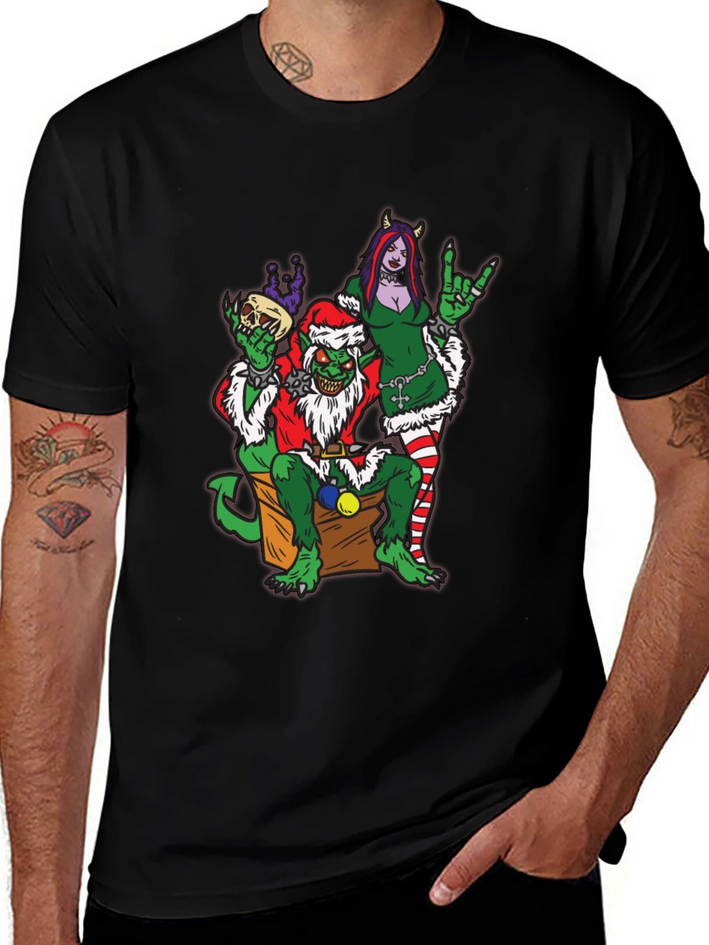 Grotesque Xmas Graphic T-Shirt