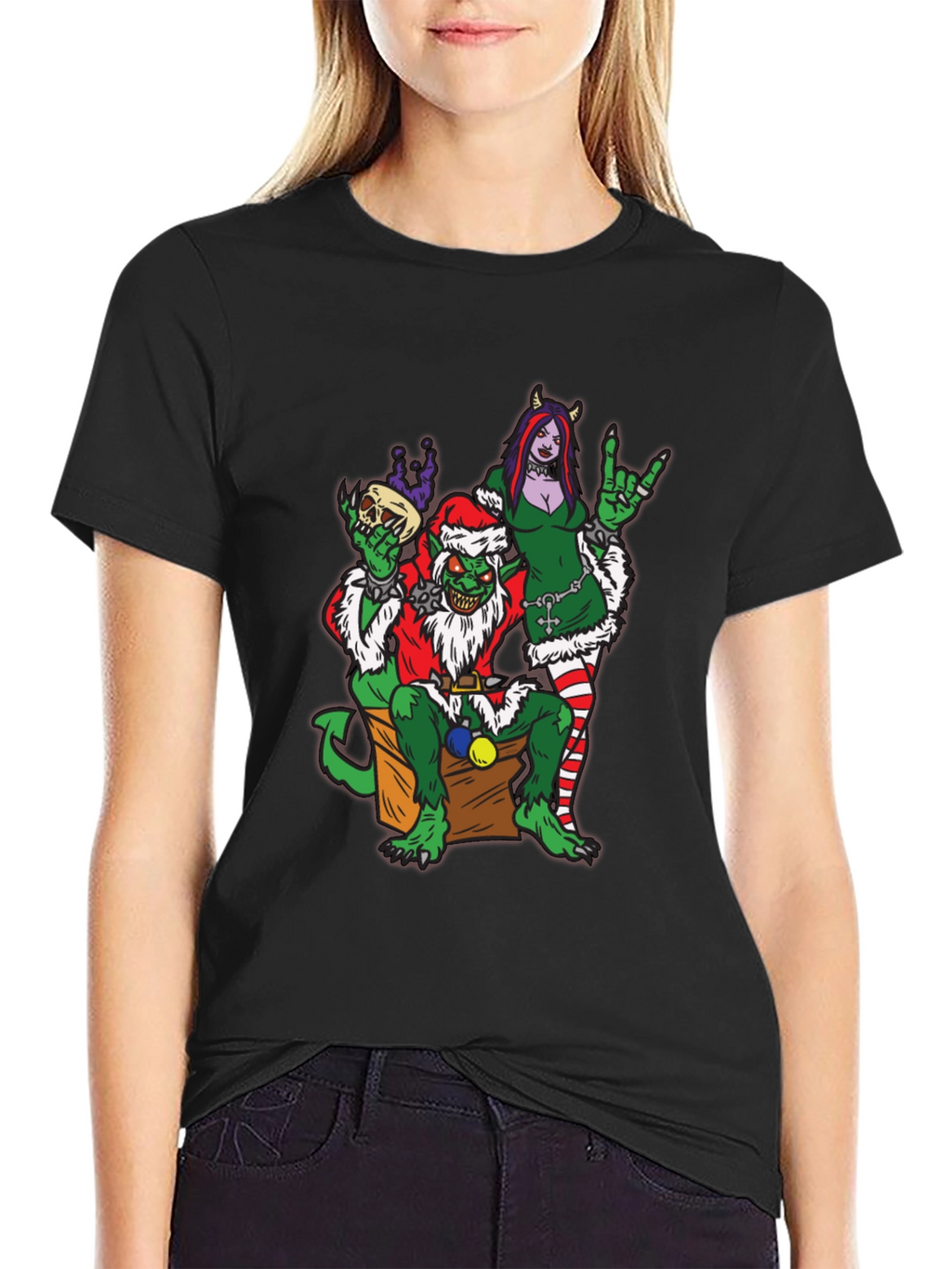 Grotesque Xmas Graphic T-Shirt