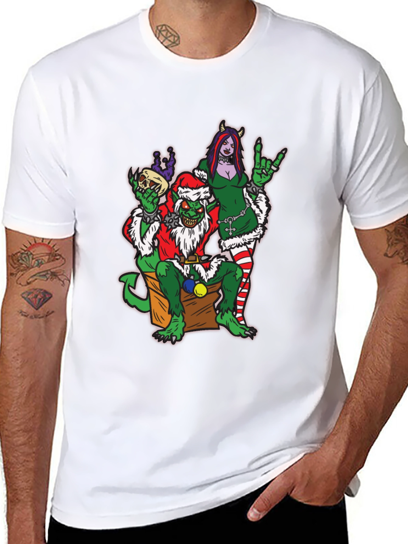Grotesque Xmas Graphic T-Shirt