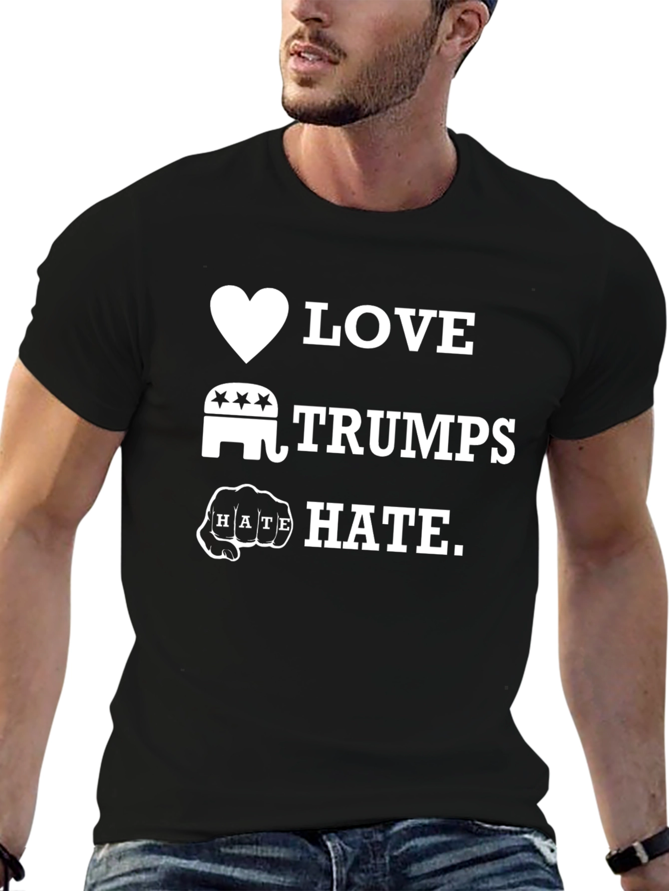 Love Trumps Hate Graphic T-Shirt