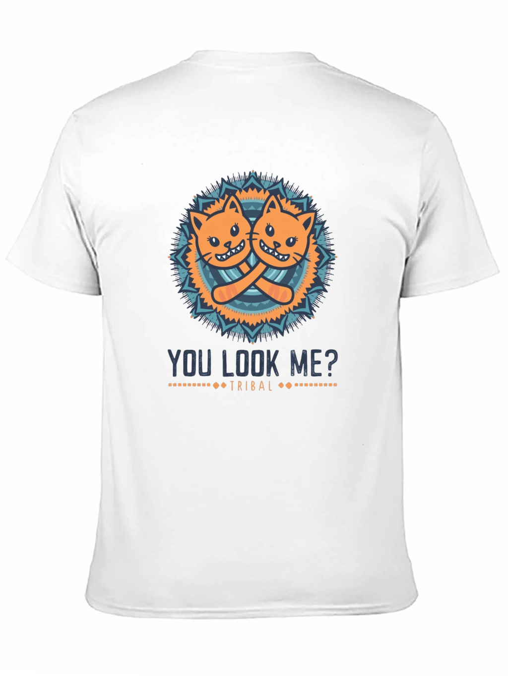 You Look Me? Cats Tribal Graphic T-Shirt