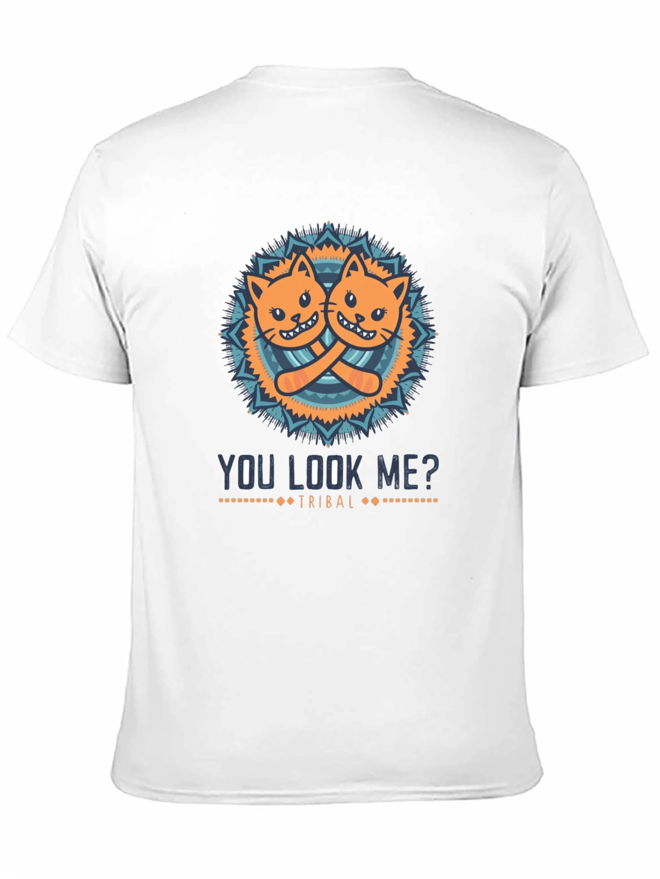 You Look Me? Cats Tribal Graphic T-Shirt