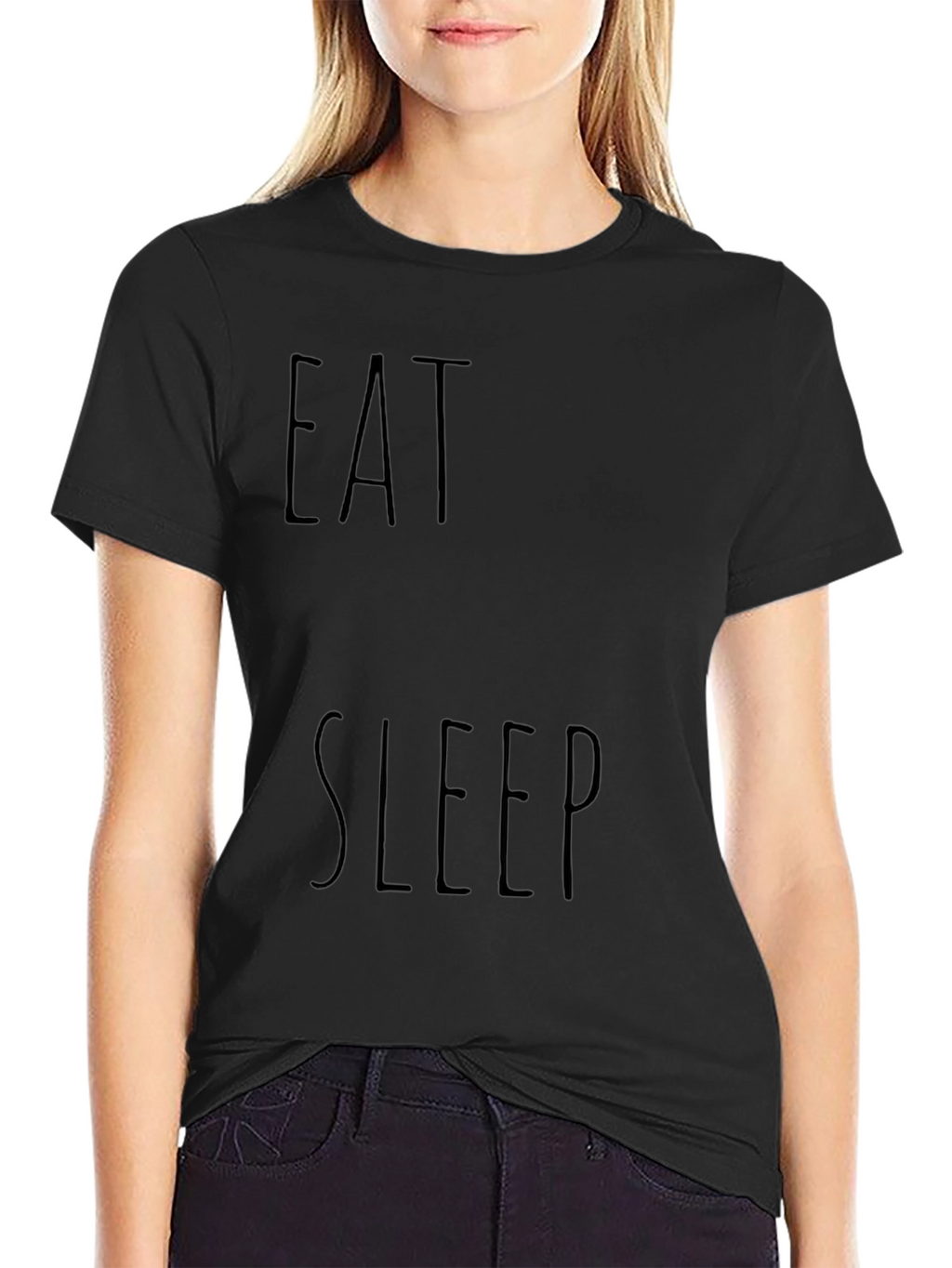 Eat Sleep Graphic Tee - Casual Comfort