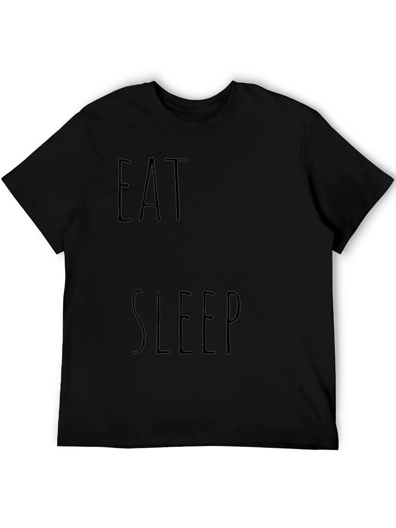 Eat Sleep Graphic Tee - Casual Comfort