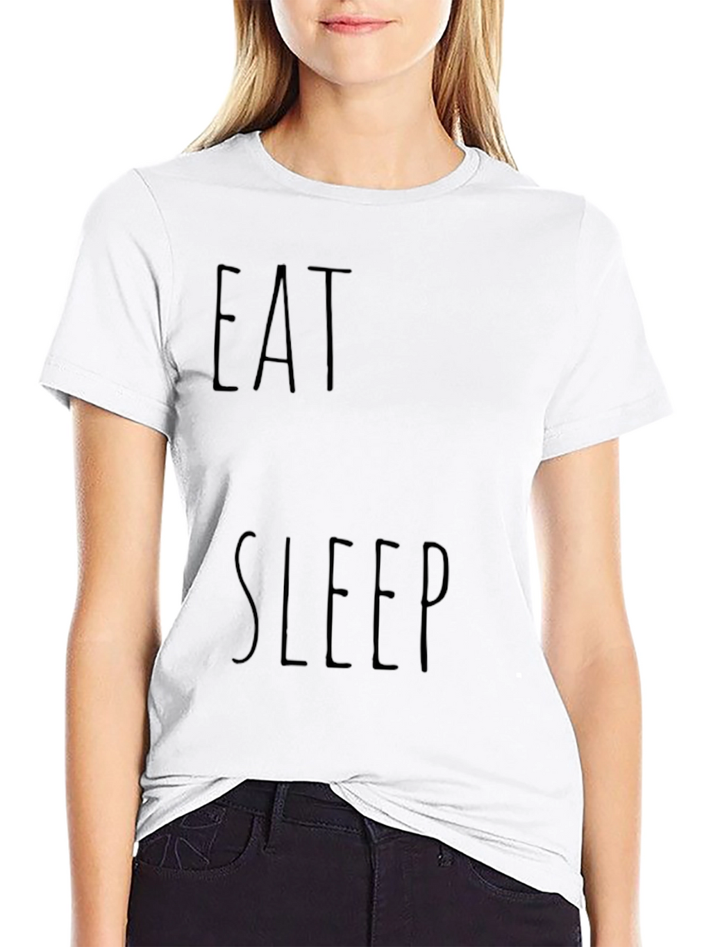 Eat Sleep Graphic Tee - Casual Comfort