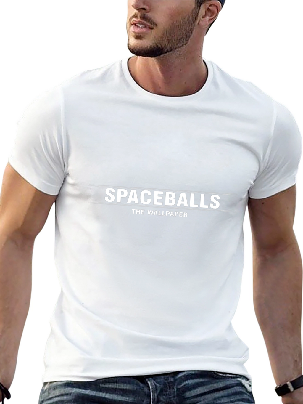 Spaceballs The Wallpaper Black T-Shirt