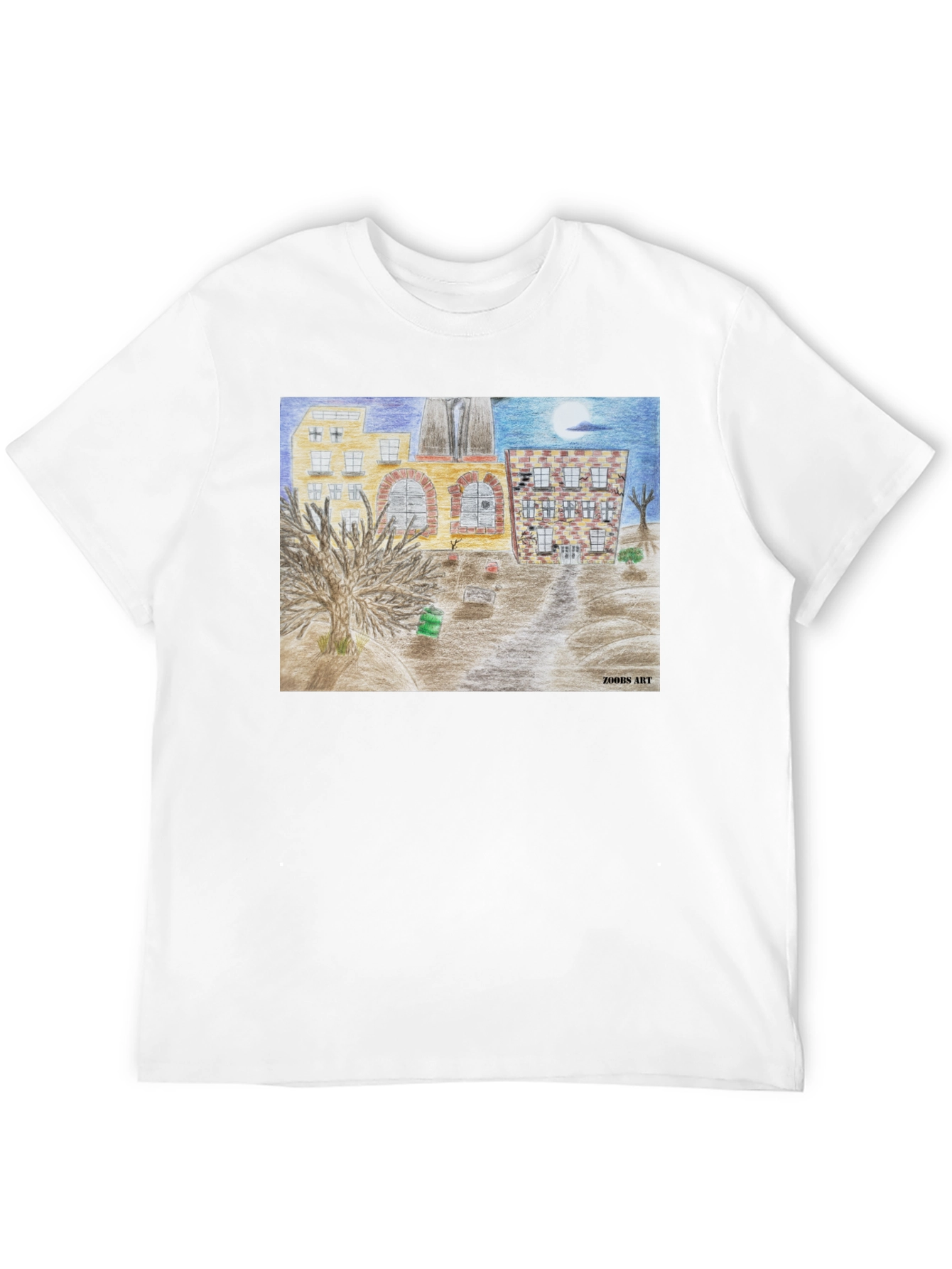 Artistic Cityscape Tee
