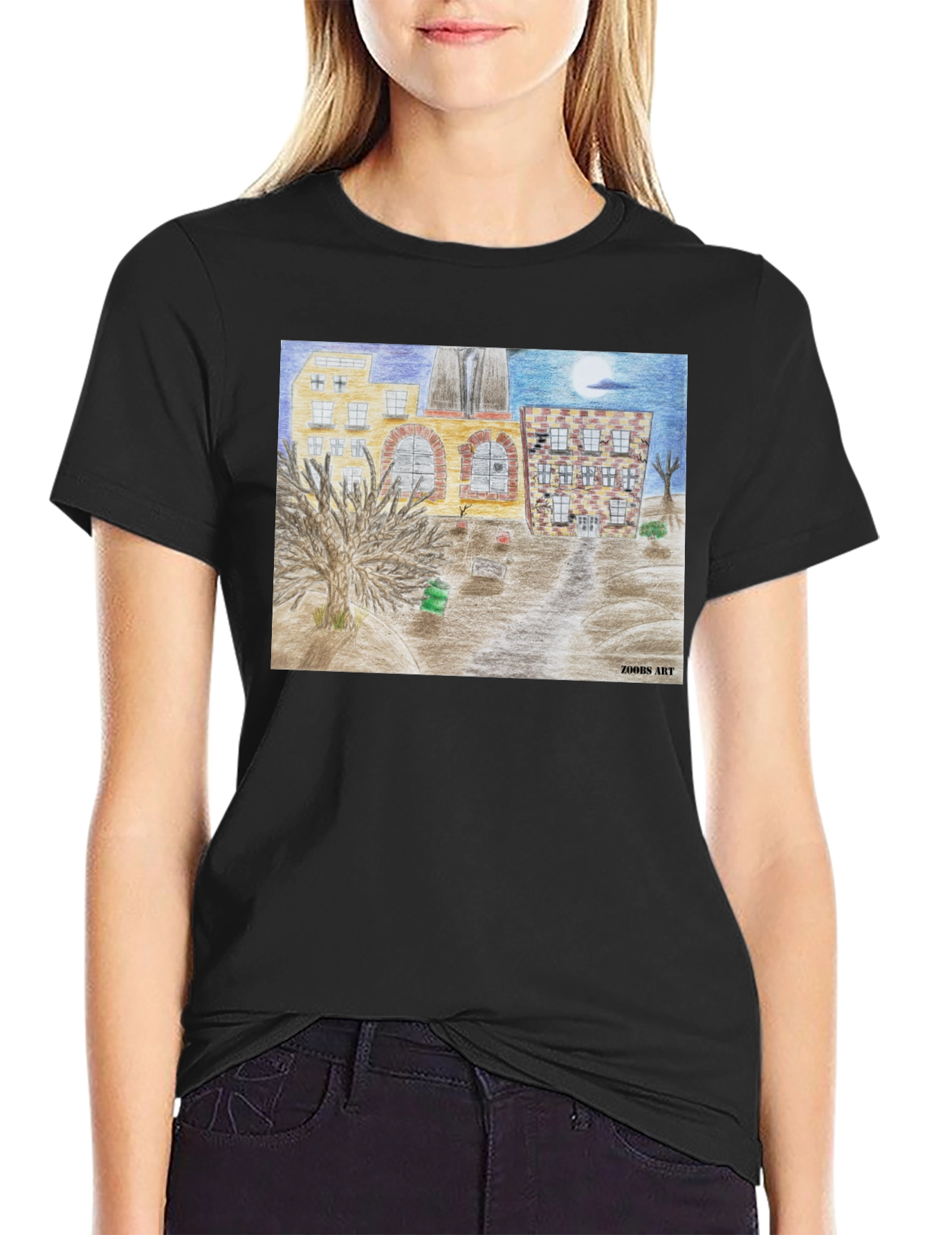 Artistic Cityscape Tee