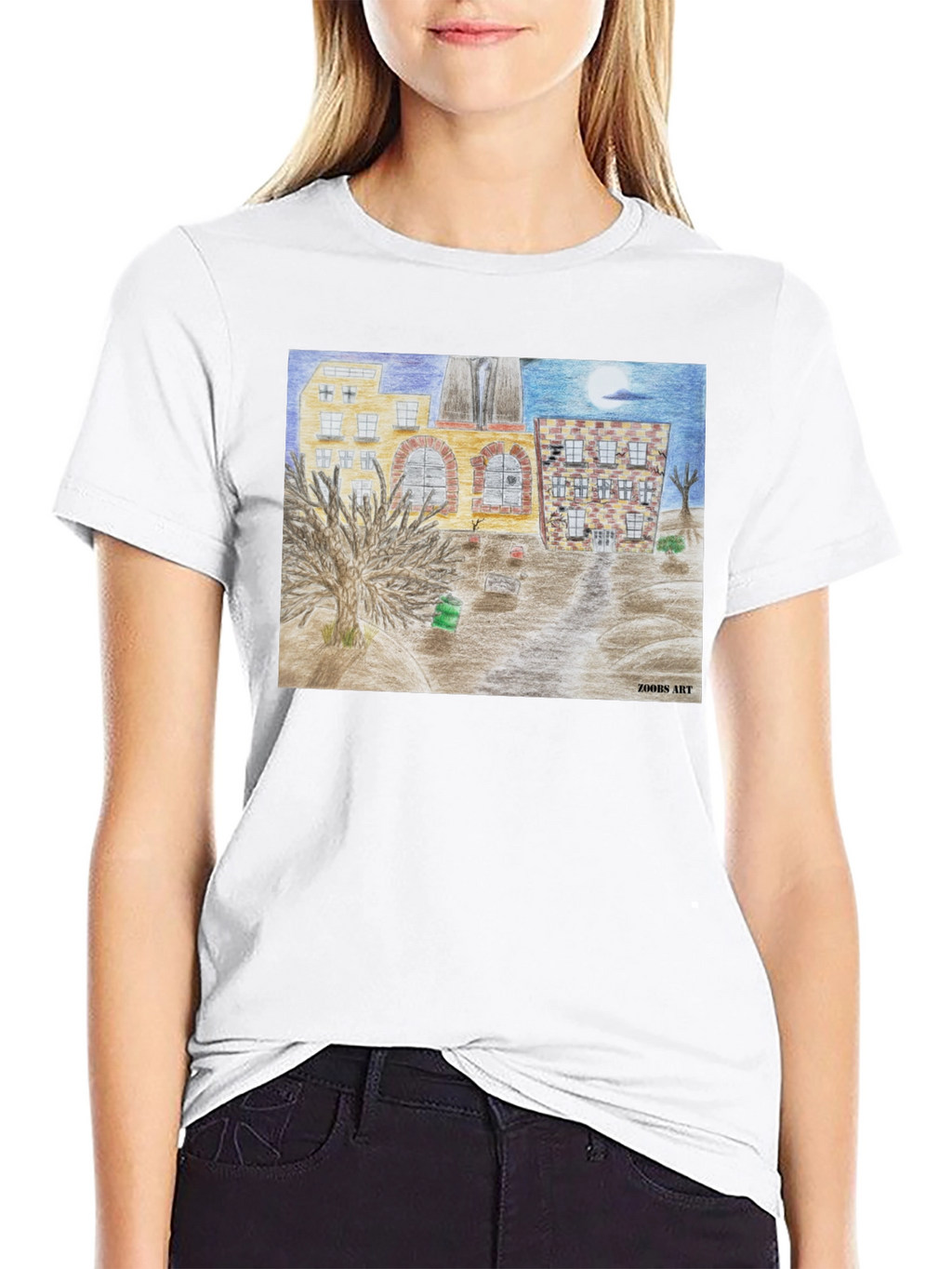 Artistic Cityscape Tee