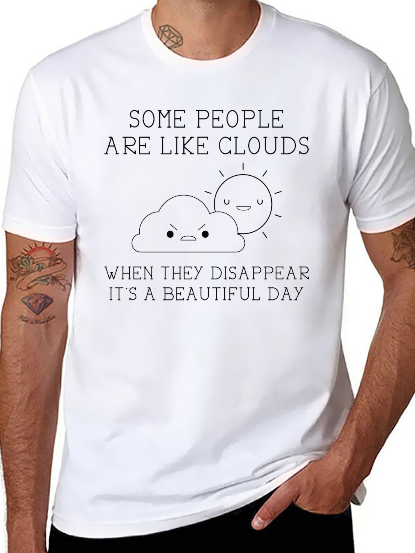 Cloud Disappearance T-Shirt - Beautiful Day Tee