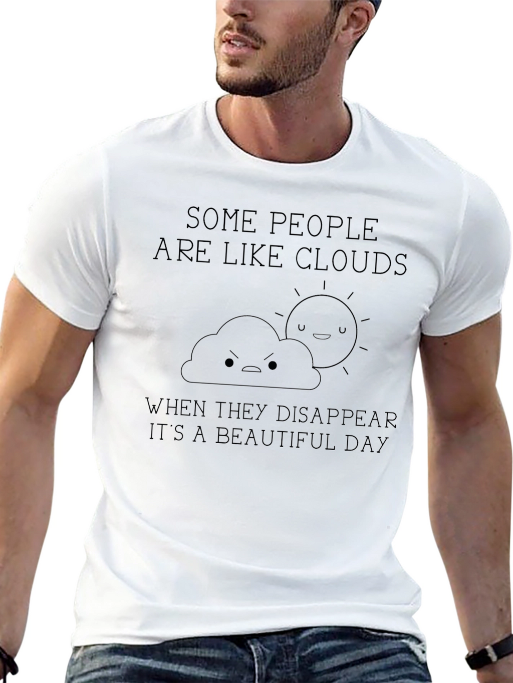 Cloud Disappearance T-Shirt - Beautiful Day Tee