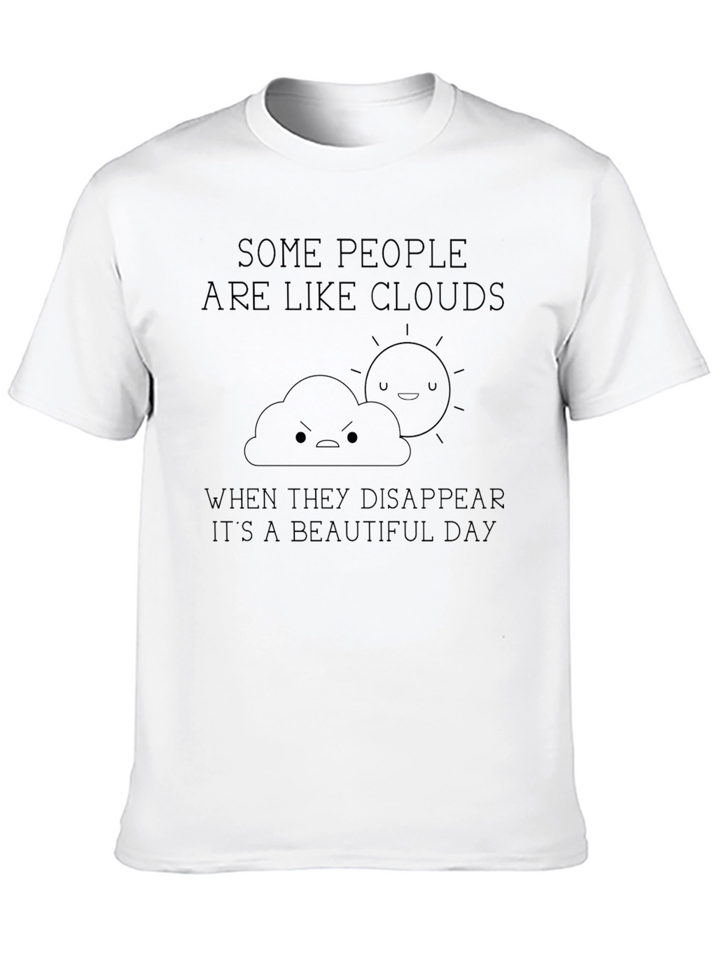 Cloud Disappearance T-Shirt - Beautiful Day Tee
