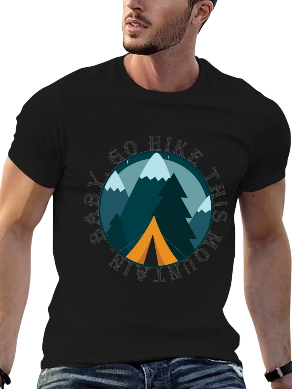 Go Hike This Mountain Graphic Tee