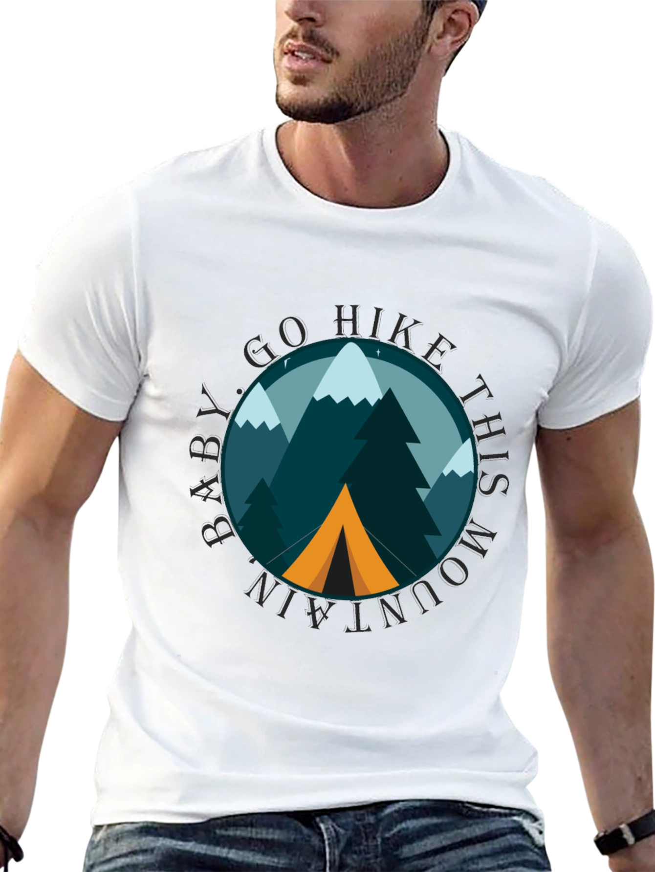 Go Hike This Mountain Graphic Tee