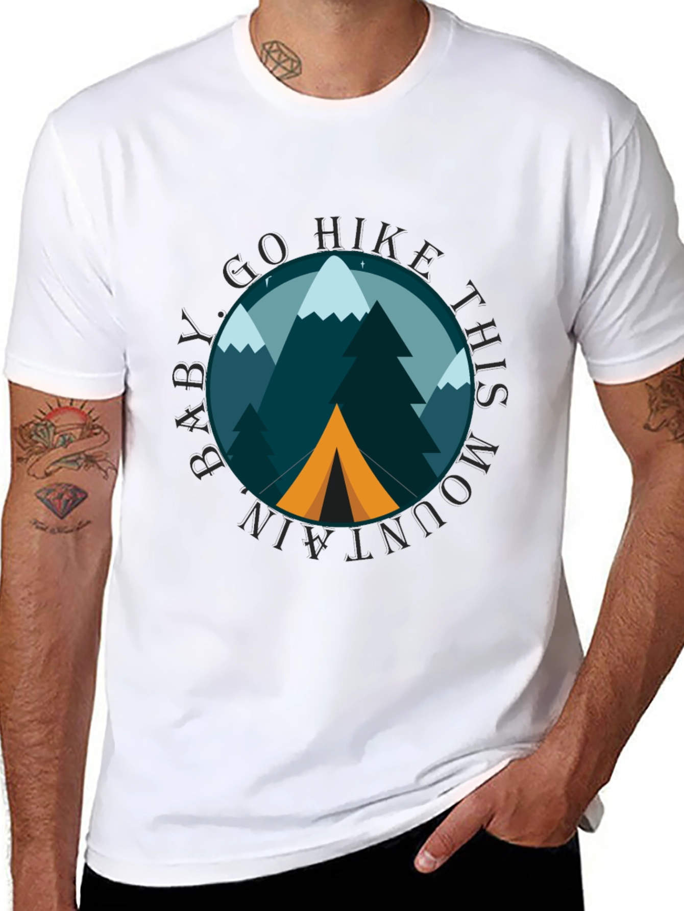 Go Hike This Mountain Graphic Tee