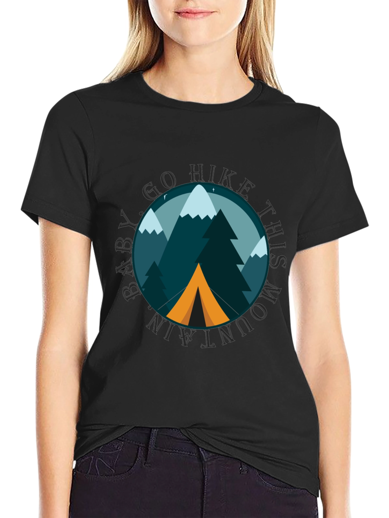 Go Hike This Mountain Graphic Tee