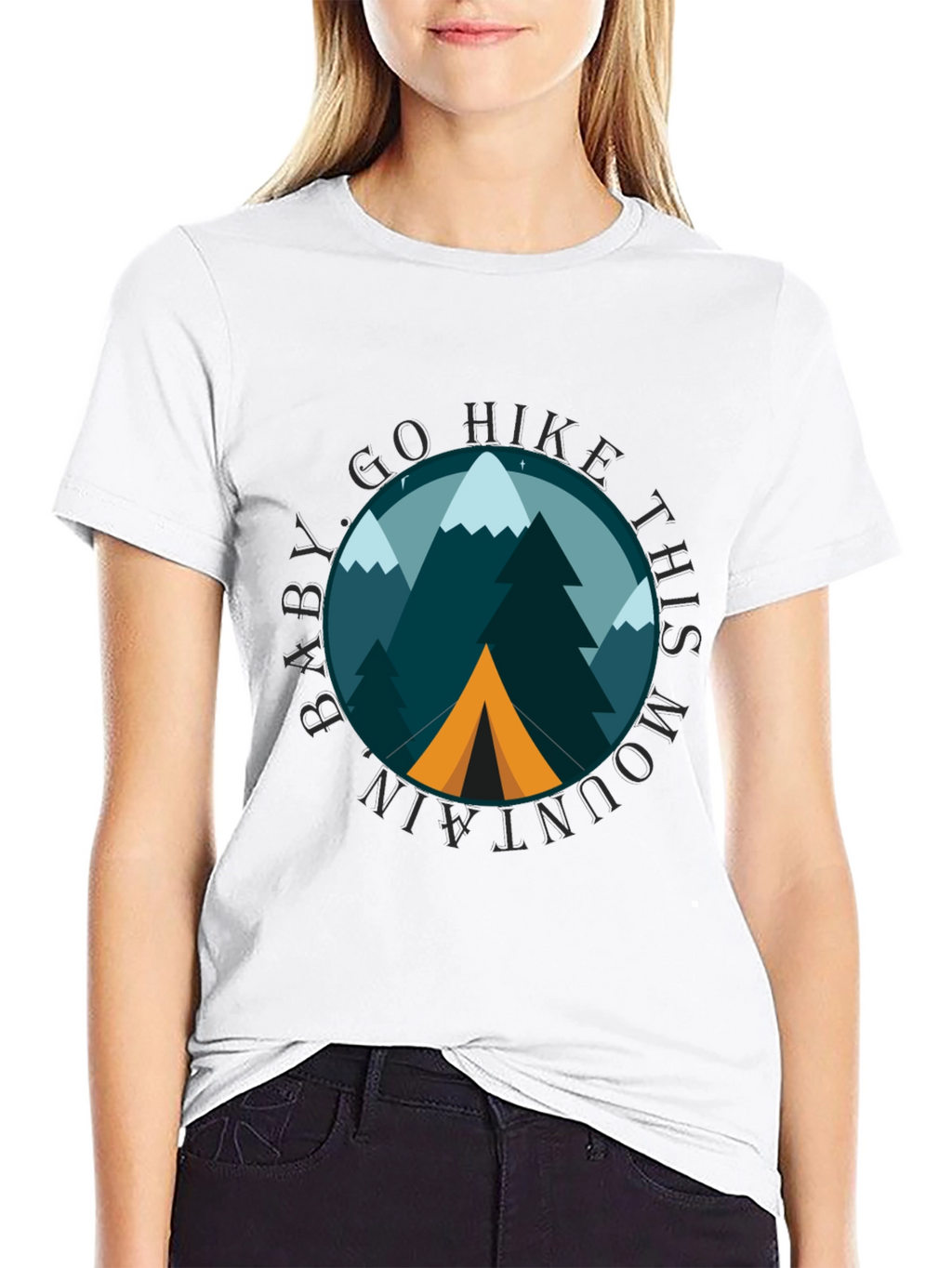 Go Hike This Mountain Graphic Tee