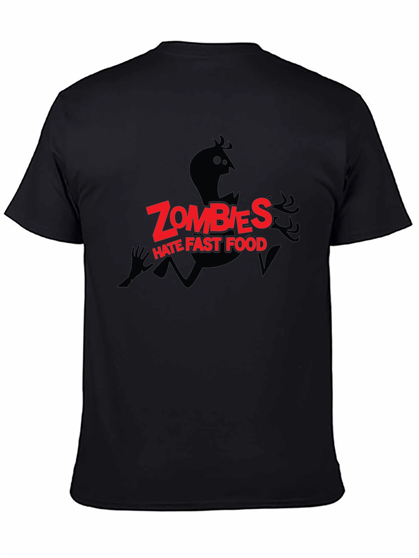 Zombies Hate Fast Food Graphic Tee