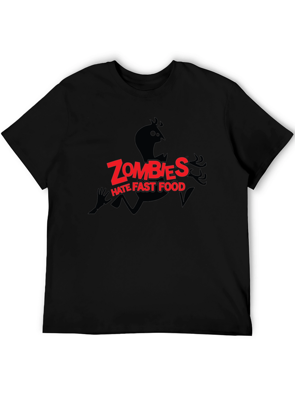 Zombies Hate Fast Food Graphic Tee
