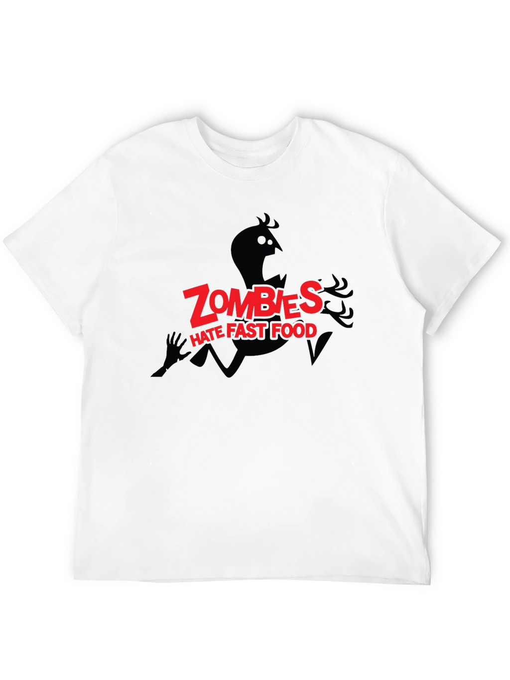 Zombies Hate Fast Food Graphic Tee