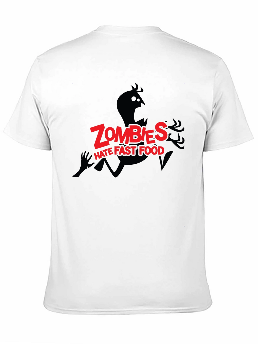 Zombies Hate Fast Food Graphic Tee