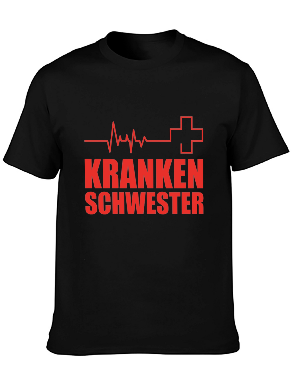 Krankenschwester Black T-Shirt Nurse Gift