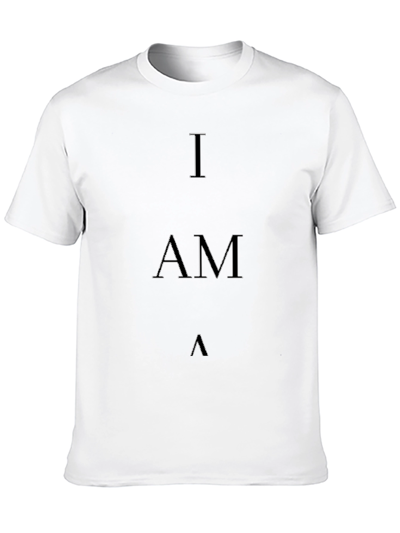 I Am A T-Shirt - Black Graphic Tee