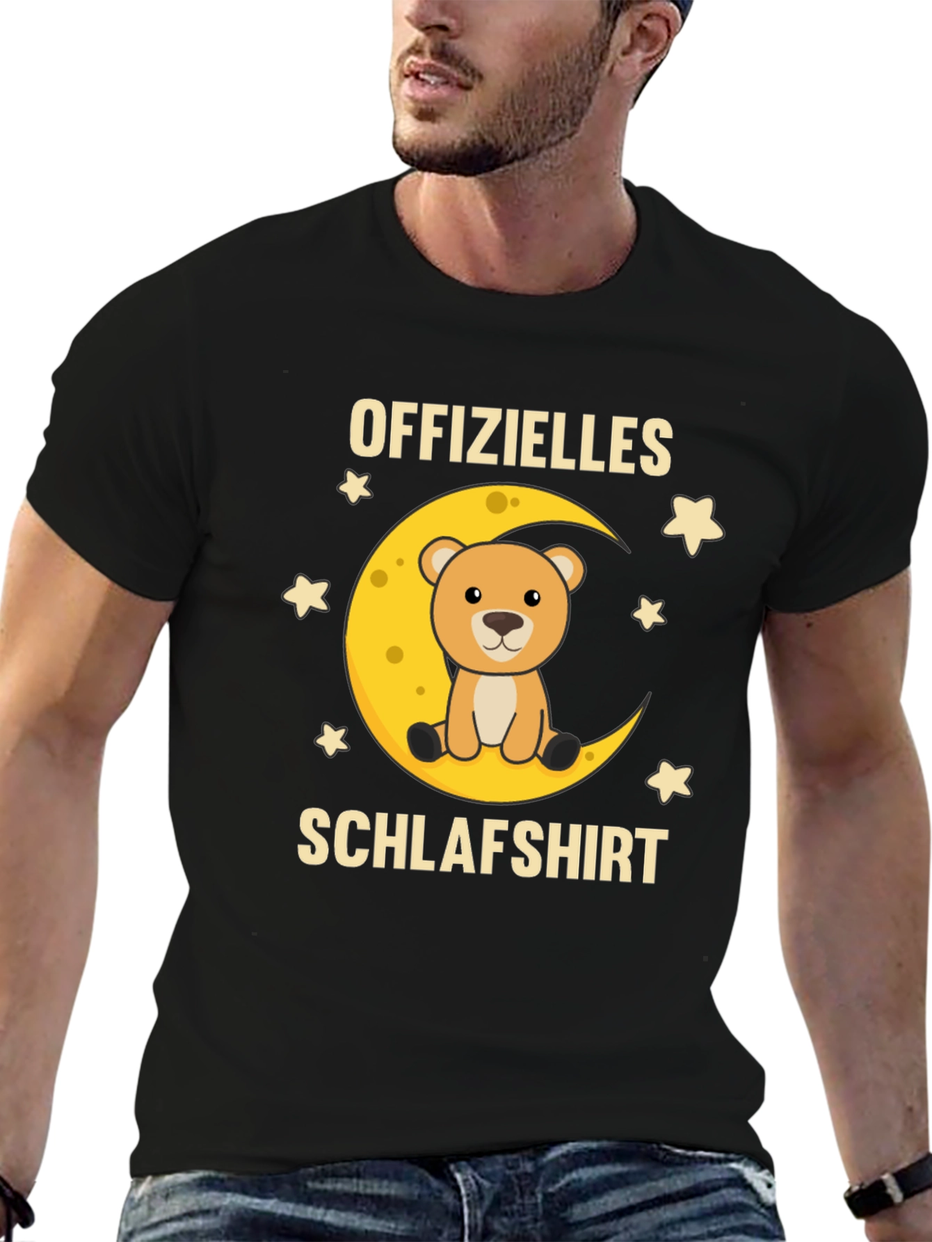 Offizielles Schlafshirt Teddy Bear Moon Graphic Tee