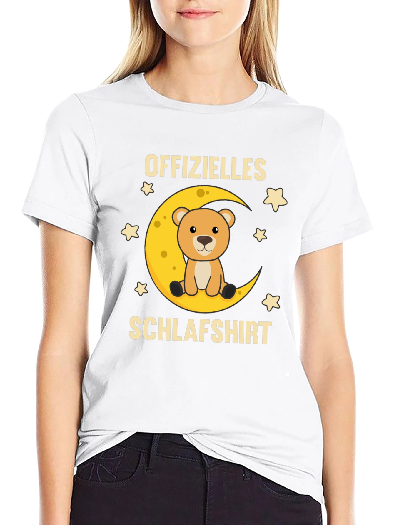 Offizielles Schlafshirt Teddy Bear Moon Graphic Tee