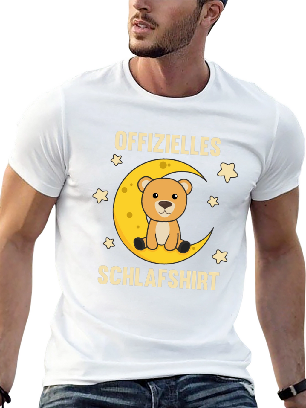Offizielles Schlafshirt Teddy Bear Moon Graphic Tee