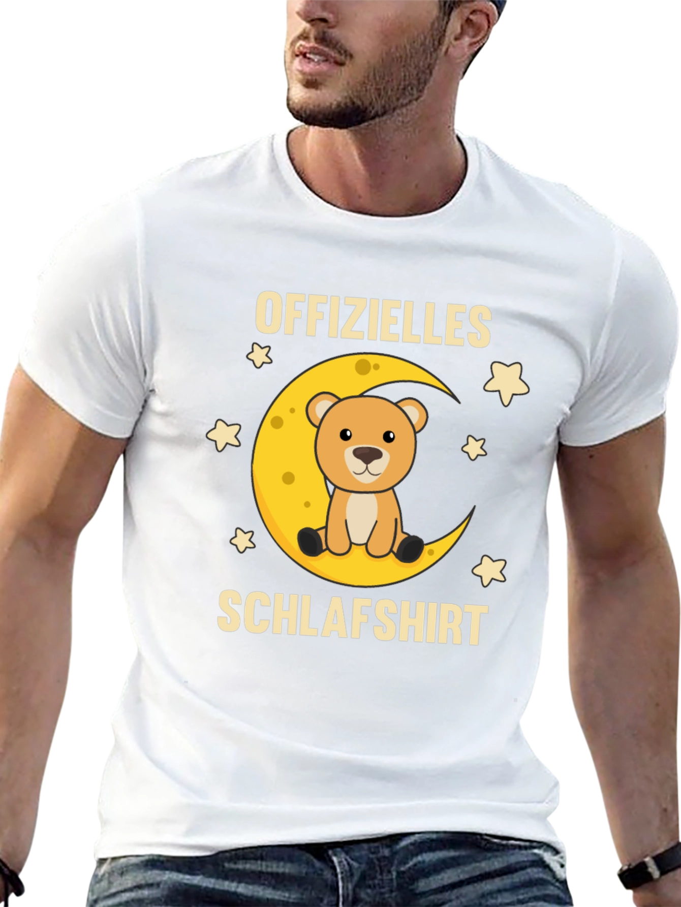 Offizielles Schlafshirt Teddy Bear Moon Graphic Tee