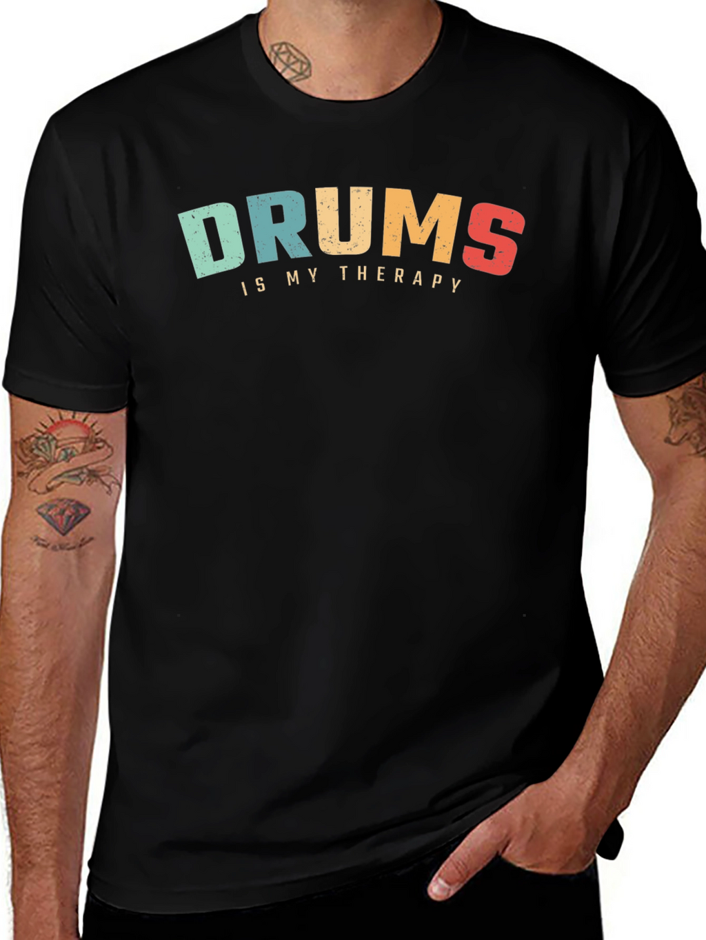 Drums Therapy Tee - Musicians Comfort