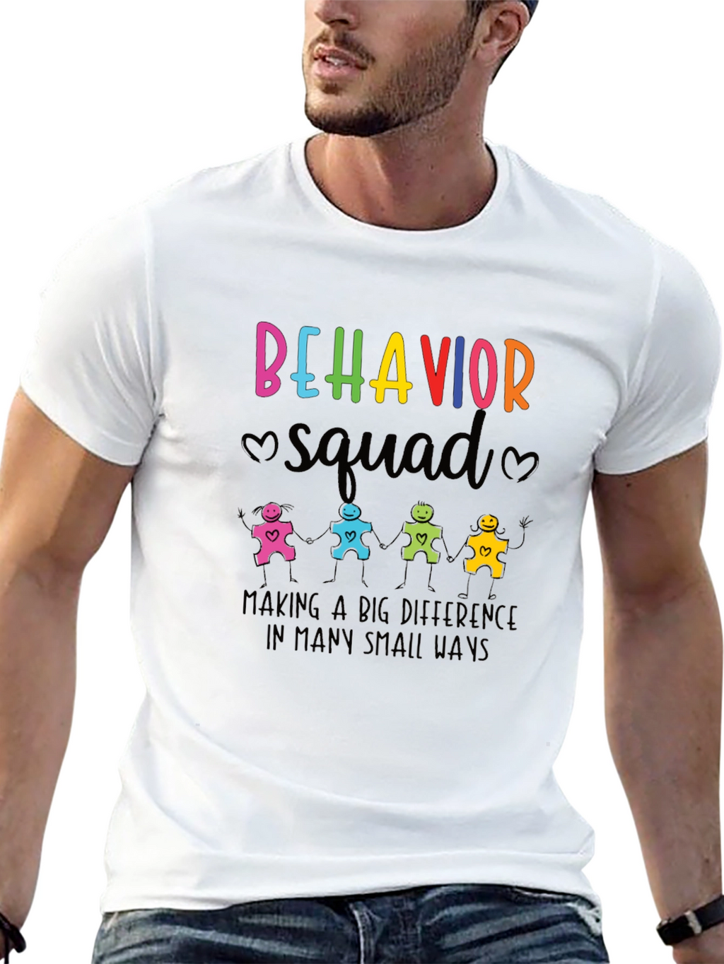 Behavior Squad Graphic Tee - Autism Awareness Shirt