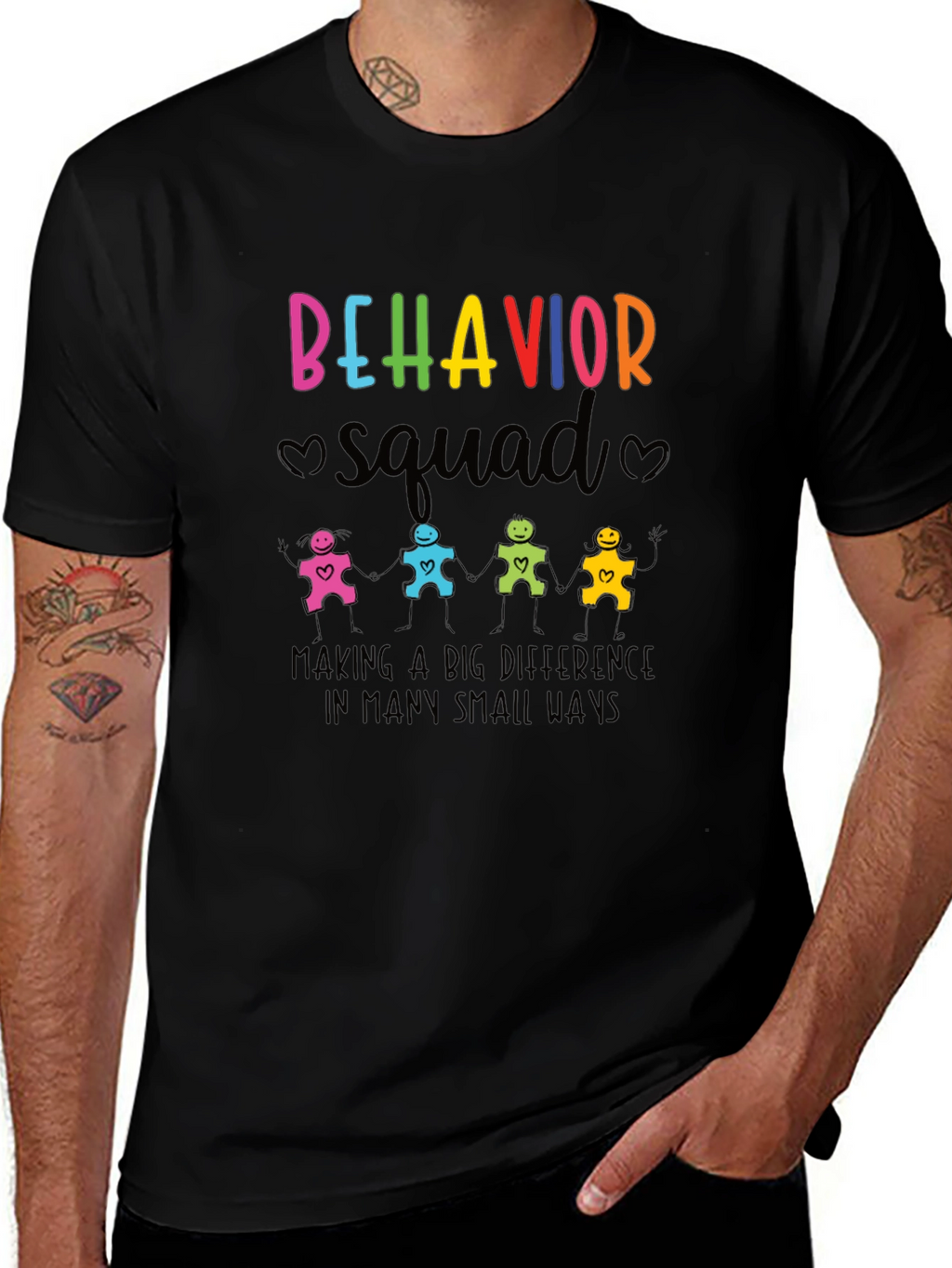 Behavior Squad Graphic Tee - Autism Awareness Shirt