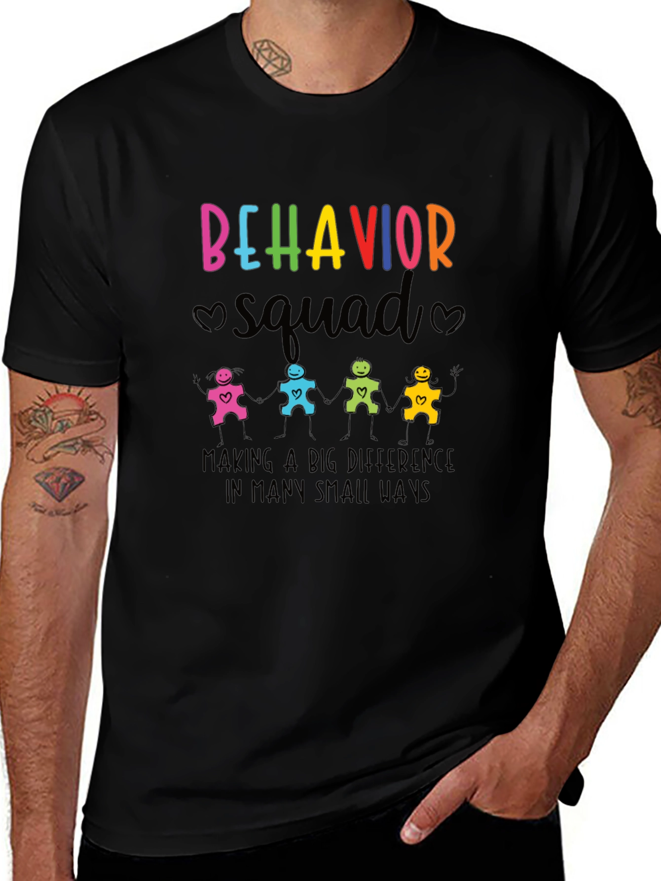 Behavior Squad Graphic Tee - Autism Awareness Shirt