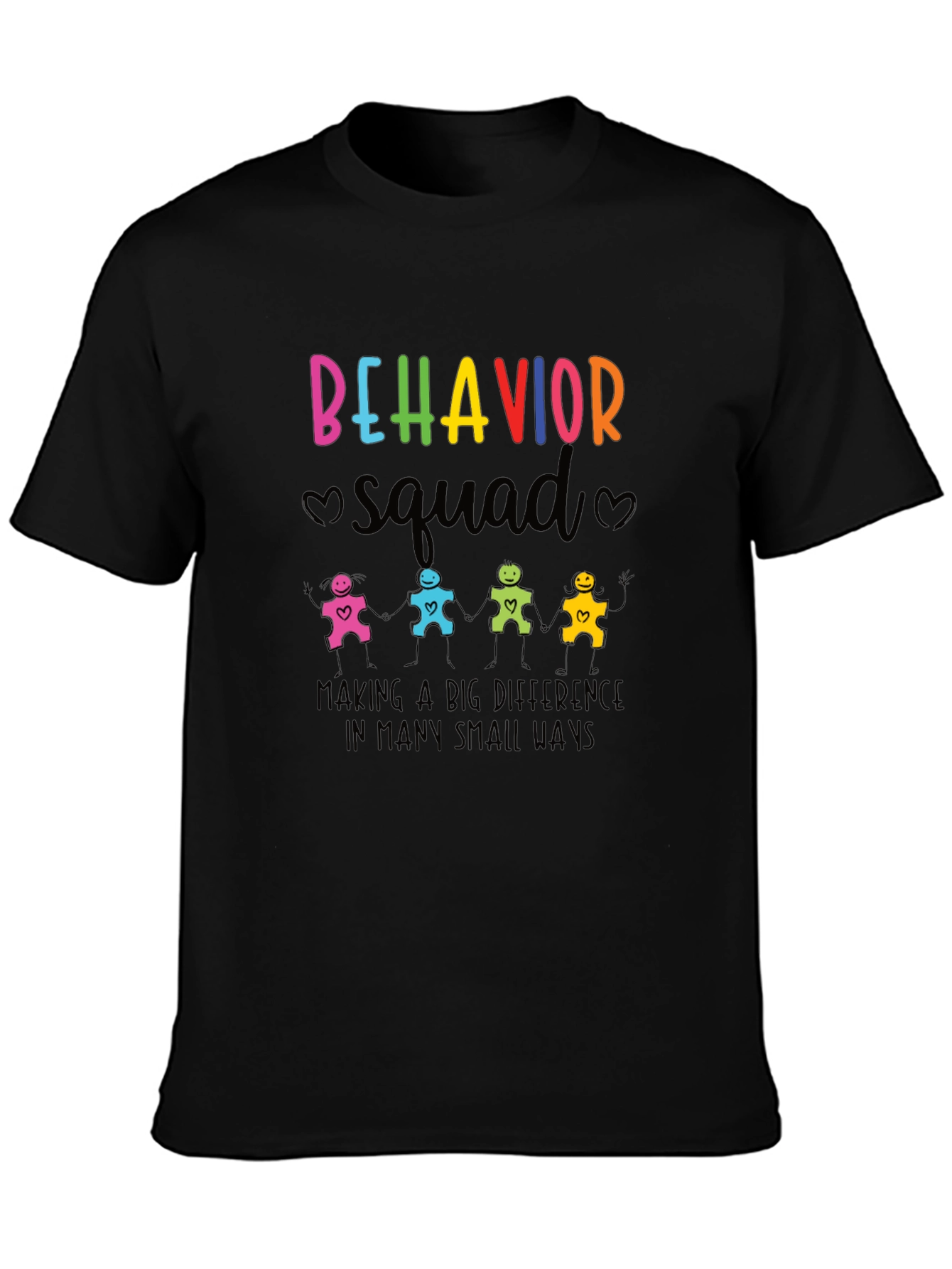 Behavior Squad Graphic Tee - Autism Awareness Shirt