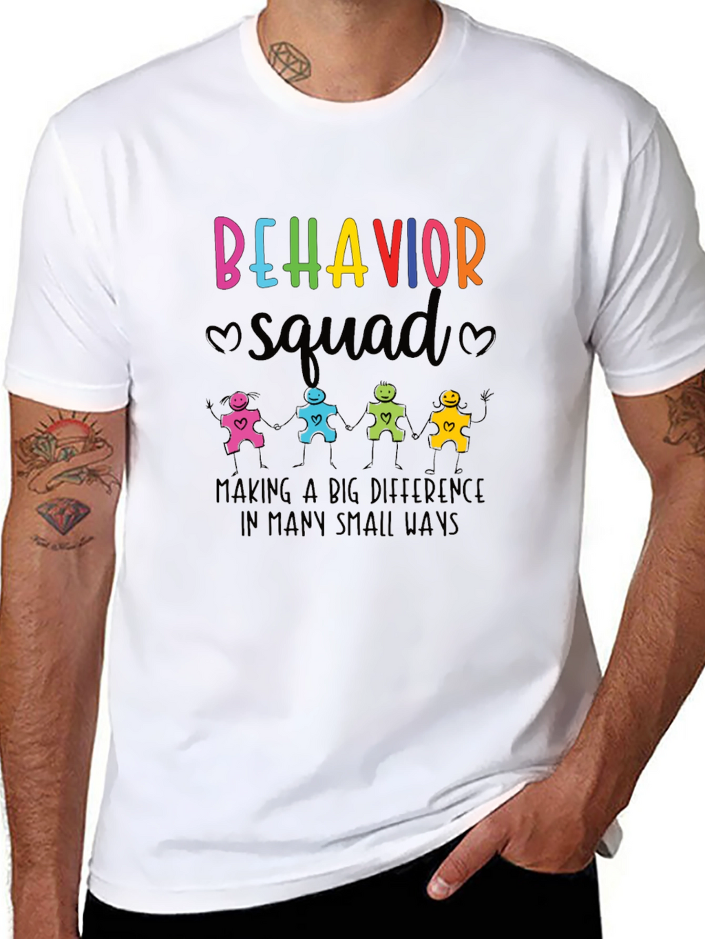 Behavior Squad Graphic Tee - Autism Awareness Shirt