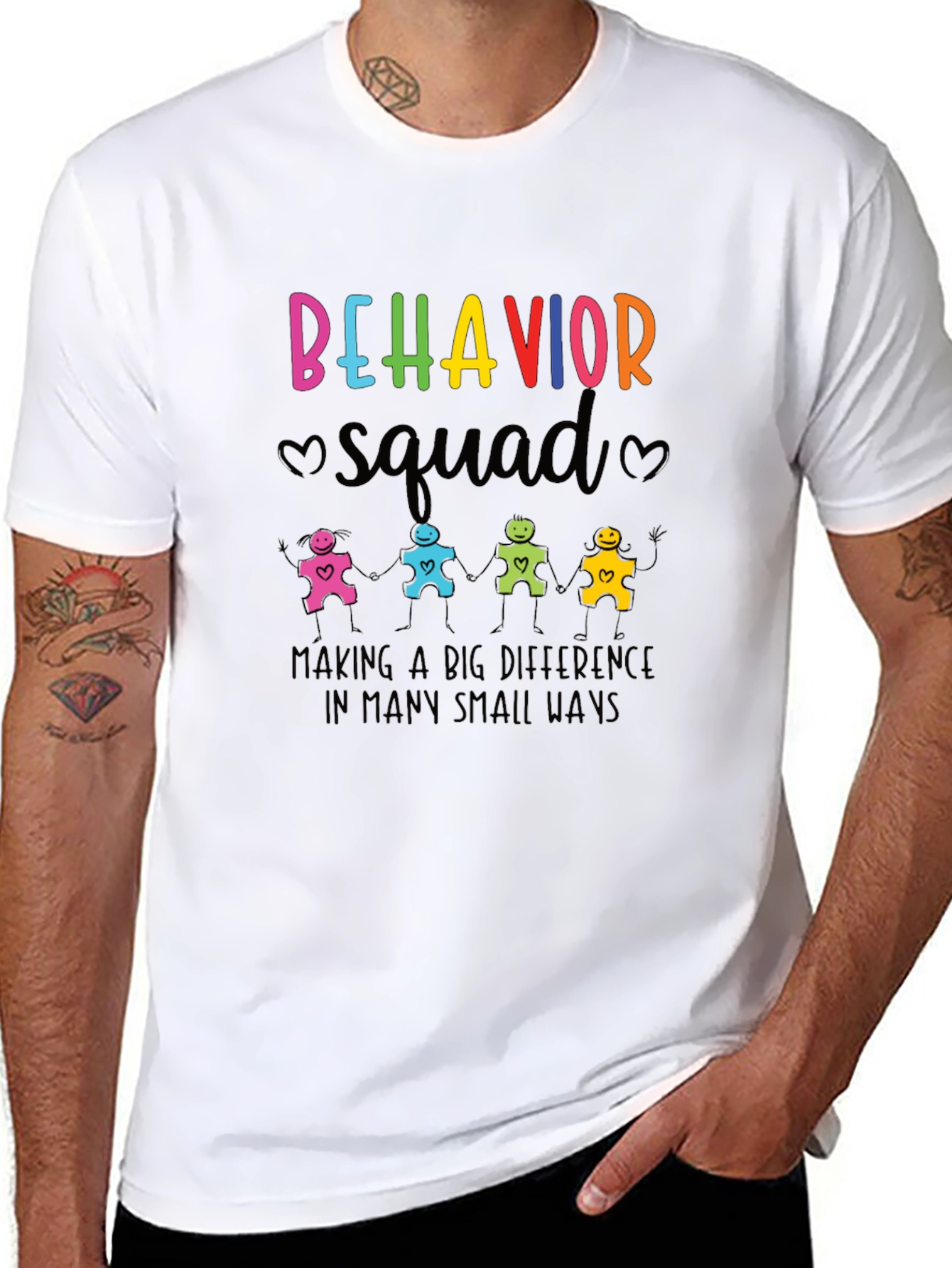 Behavior Squad Graphic Tee - Autism Awareness Shirt