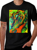 Abstract Art Graphic Tee - Unique & Stylish