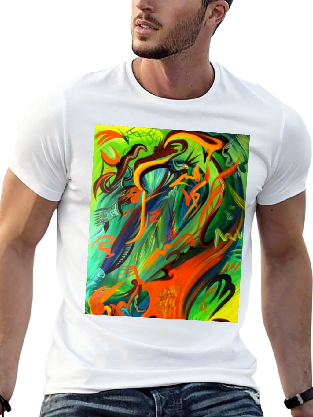 Abstract Art Graphic Tee - Unique & Stylish