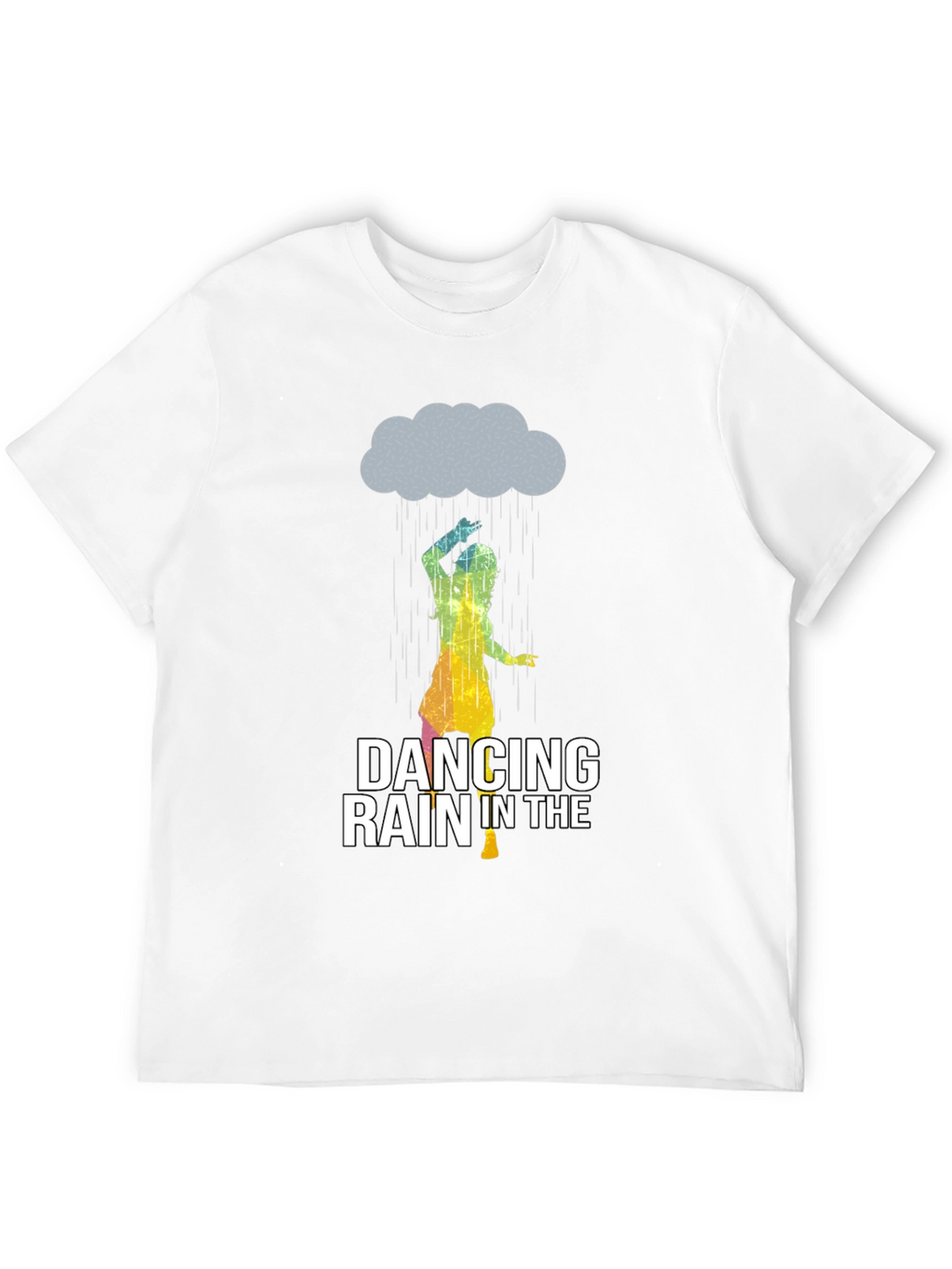 Dancing in the Rain Graphic Tee - Black