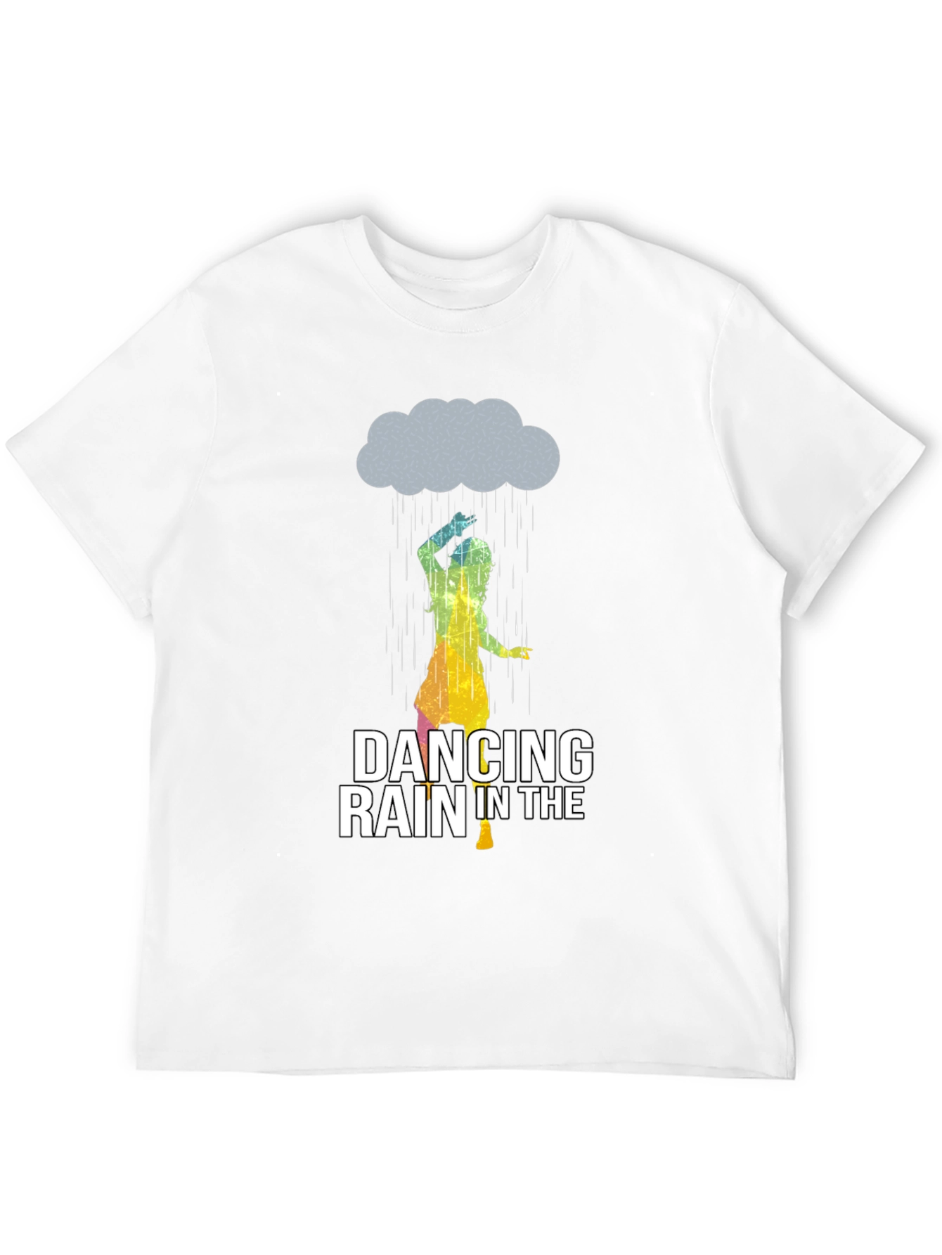 Dancing in the Rain Graphic Tee - Black