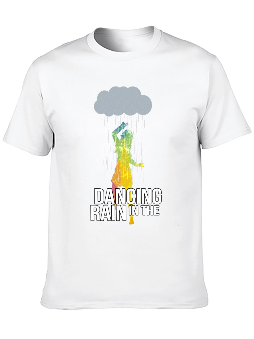 Dancing in the Rain Graphic Tee - Black